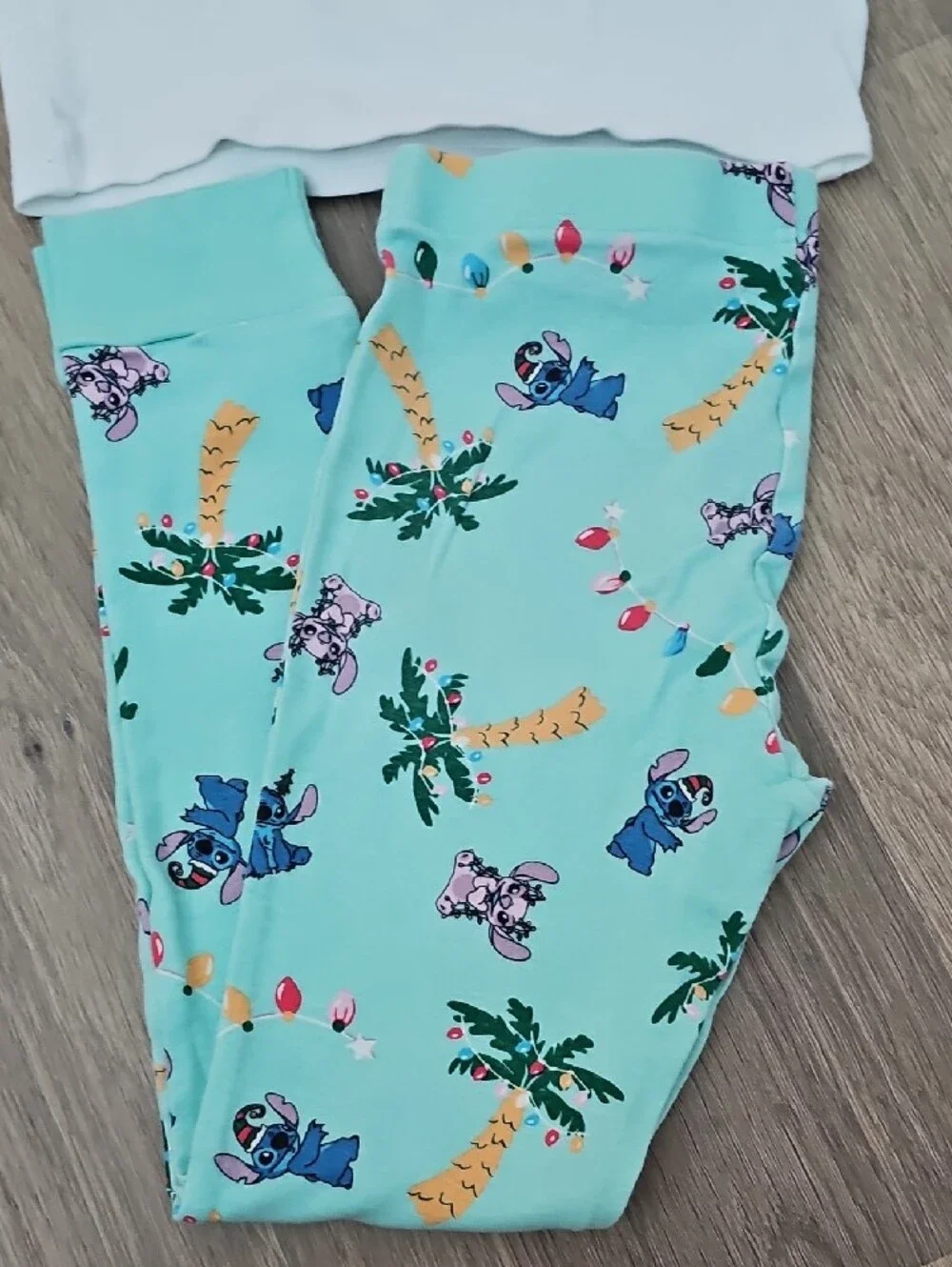 Disney Stitch And Peeps Kids Unisex Holiday Pajamas